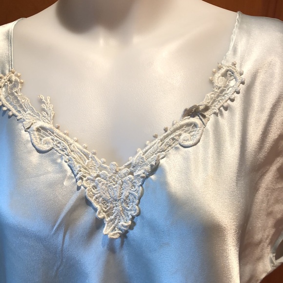 Powder Blue Nightgown Medium Jenny Buchanan Intimates - Picture 2 of 3